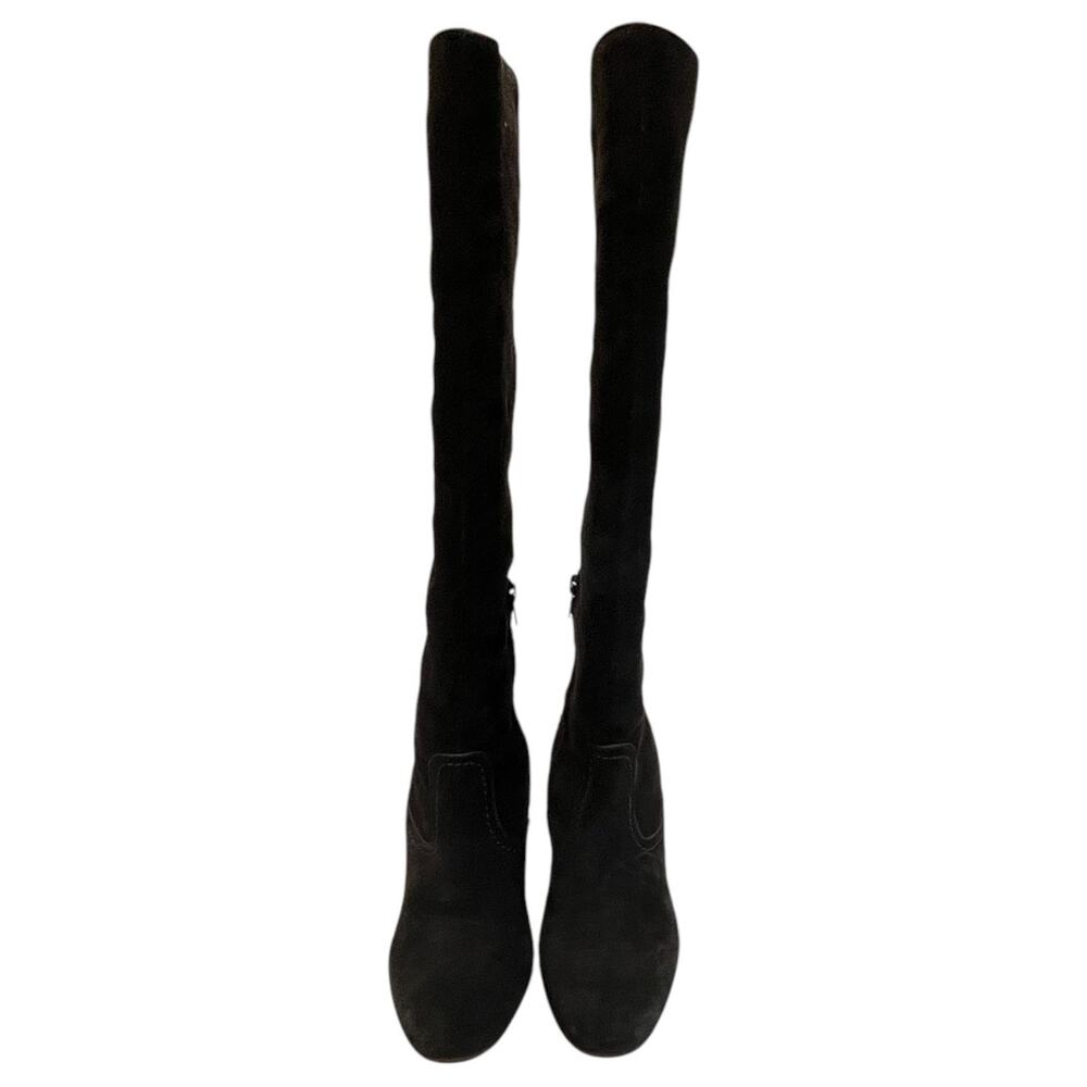See By Cloe Boots Womens 37 7 Brown Suede Leather Knee High Tall Lara Designer - Picture 7 of 13